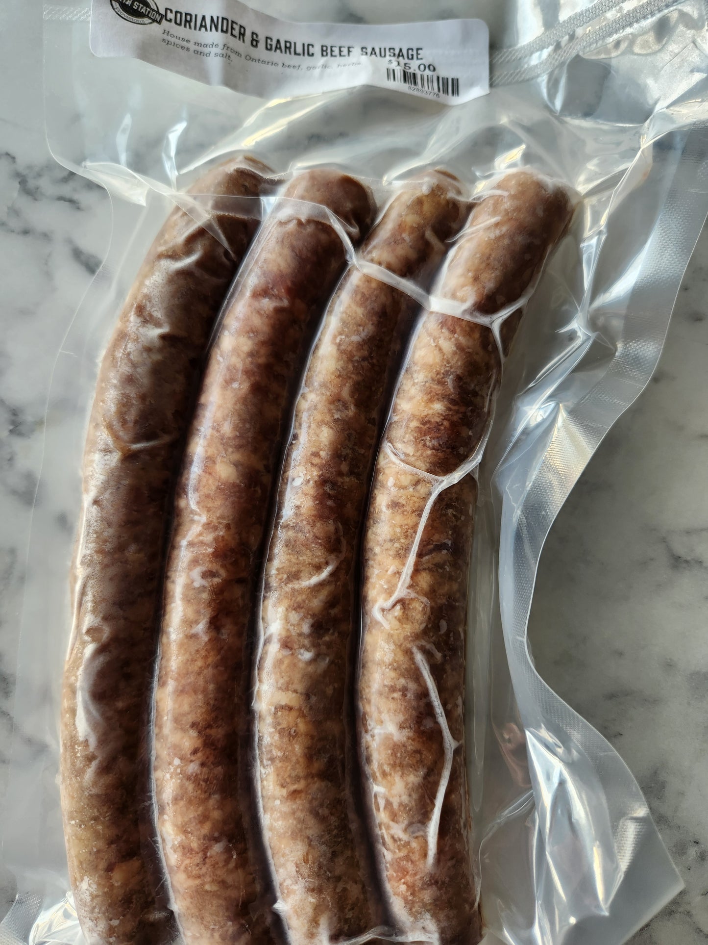 Coriander & Garlic Beef Sausage