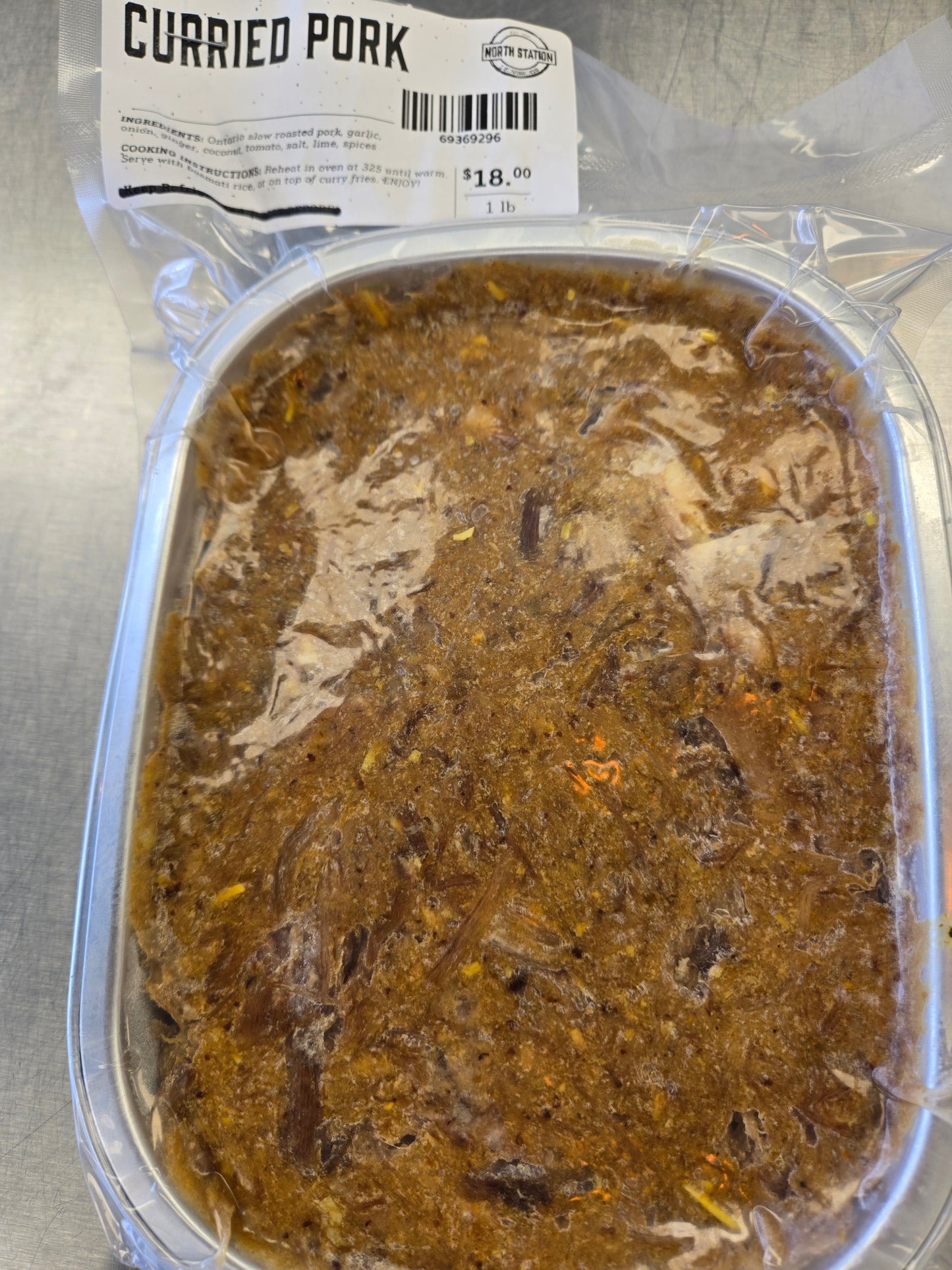 Curried Pork (1lb)-FROZEN