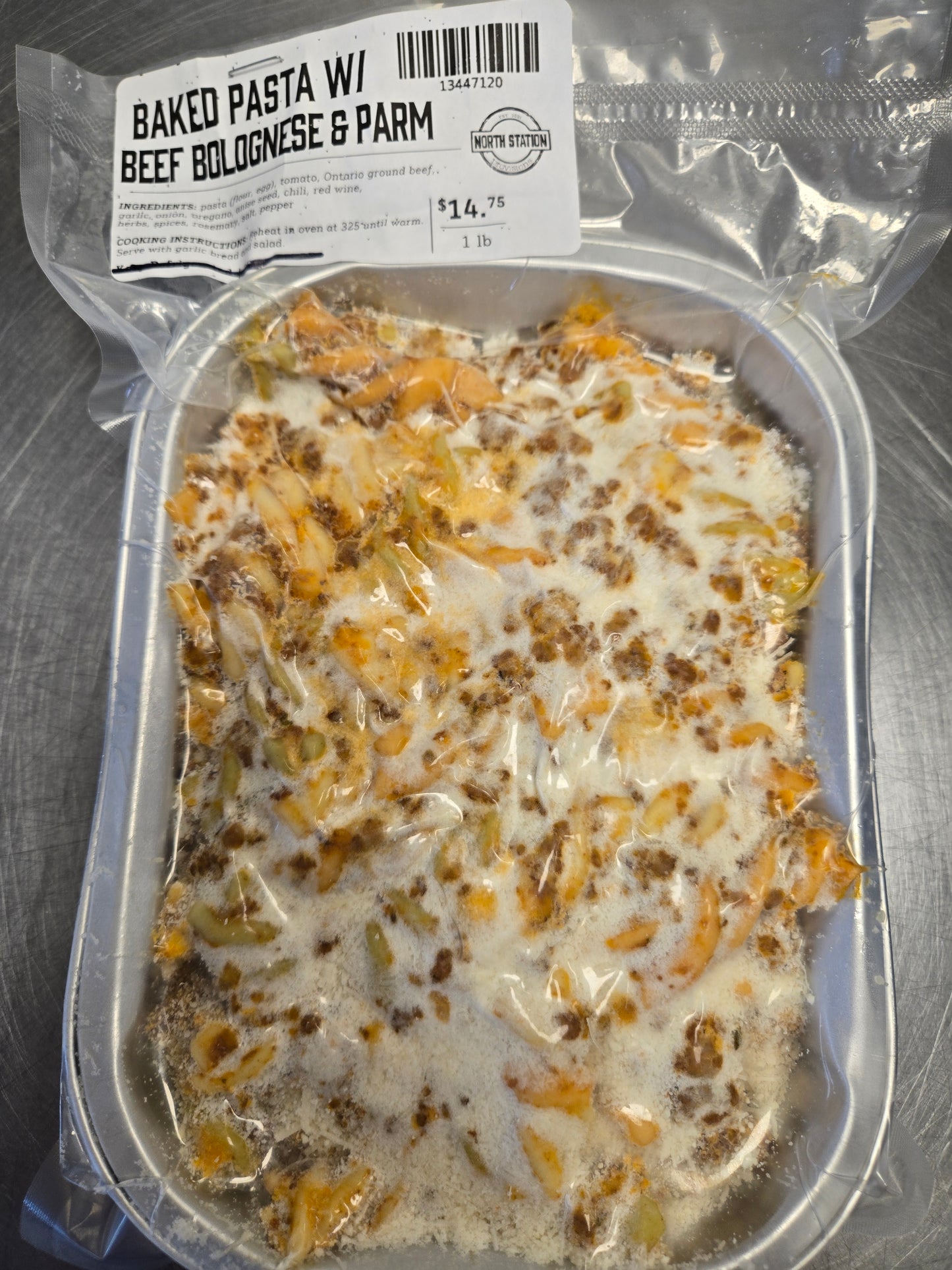 Pasta Bake w/ Beef Bolognese & Parm (1lb)