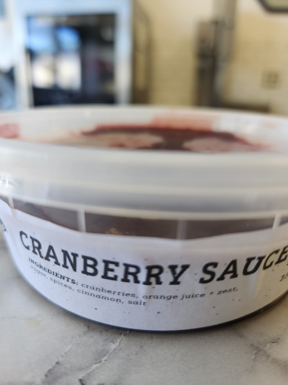 Cranberry Sauce (250mL) - Thanksgiving Reservation