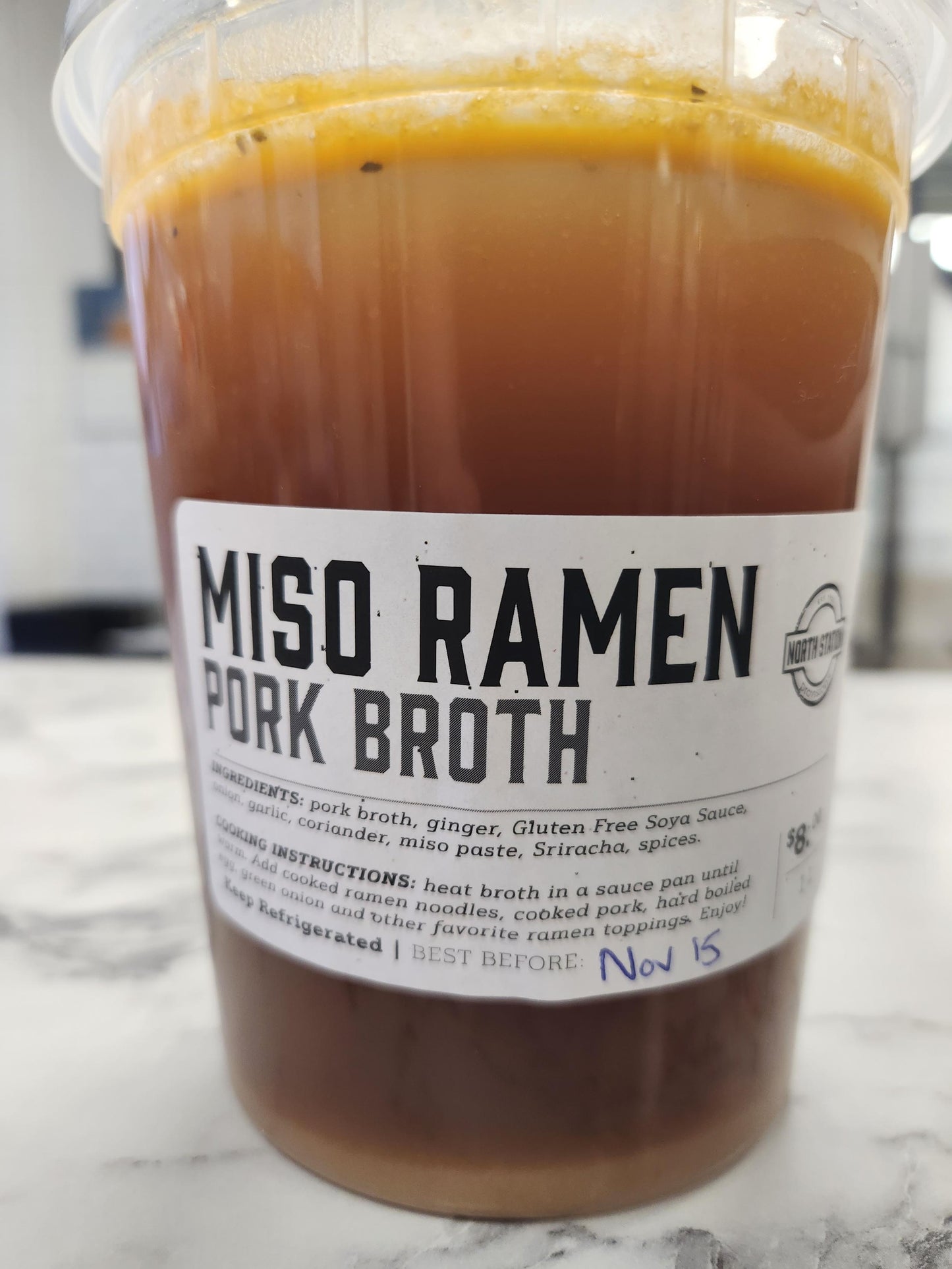 Miso Ramen Pork Broth (1L)-FROZEN