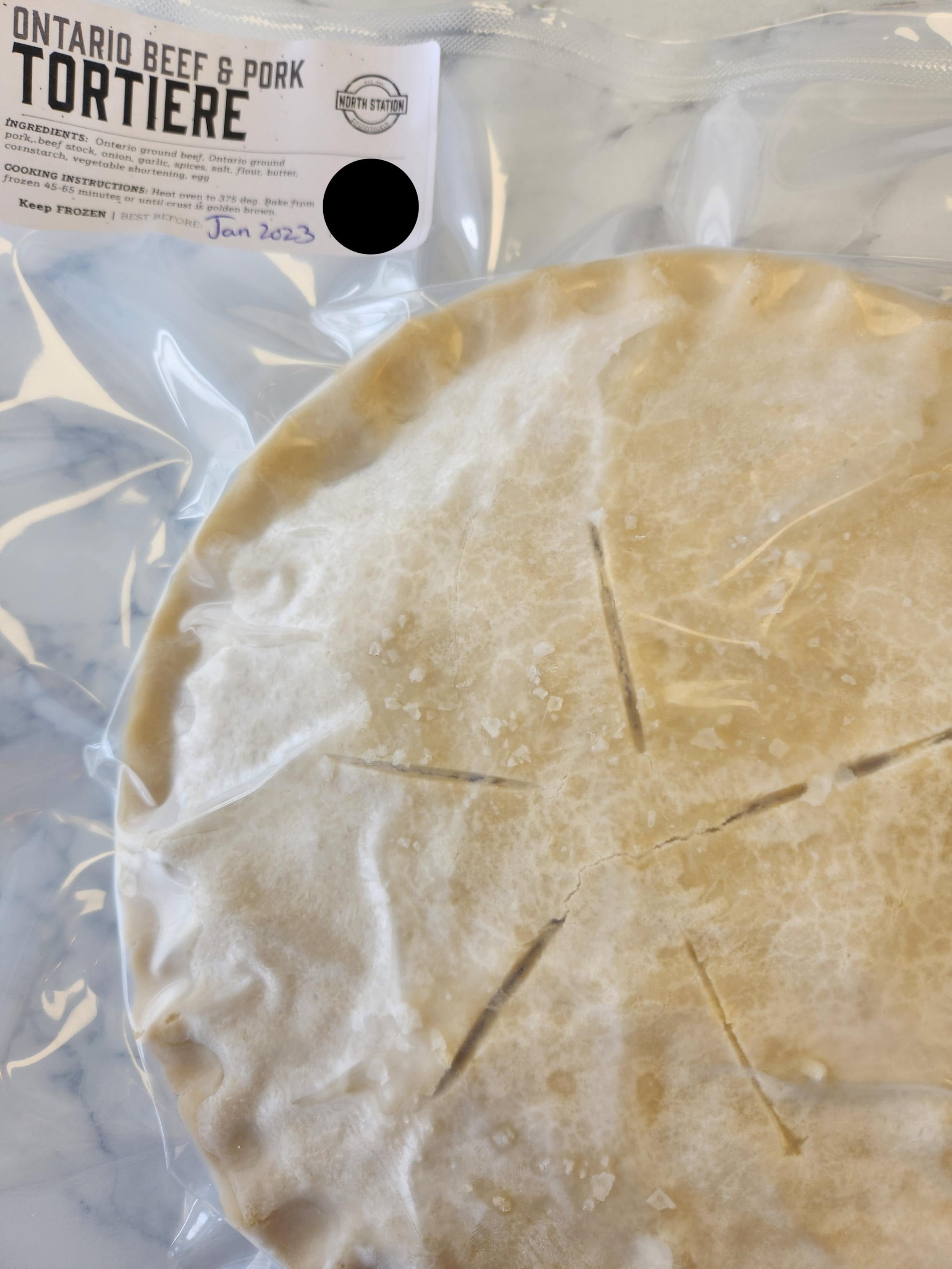 Christmas Pre-Order Ontario Beef & Pork Tortiere - 2lbs