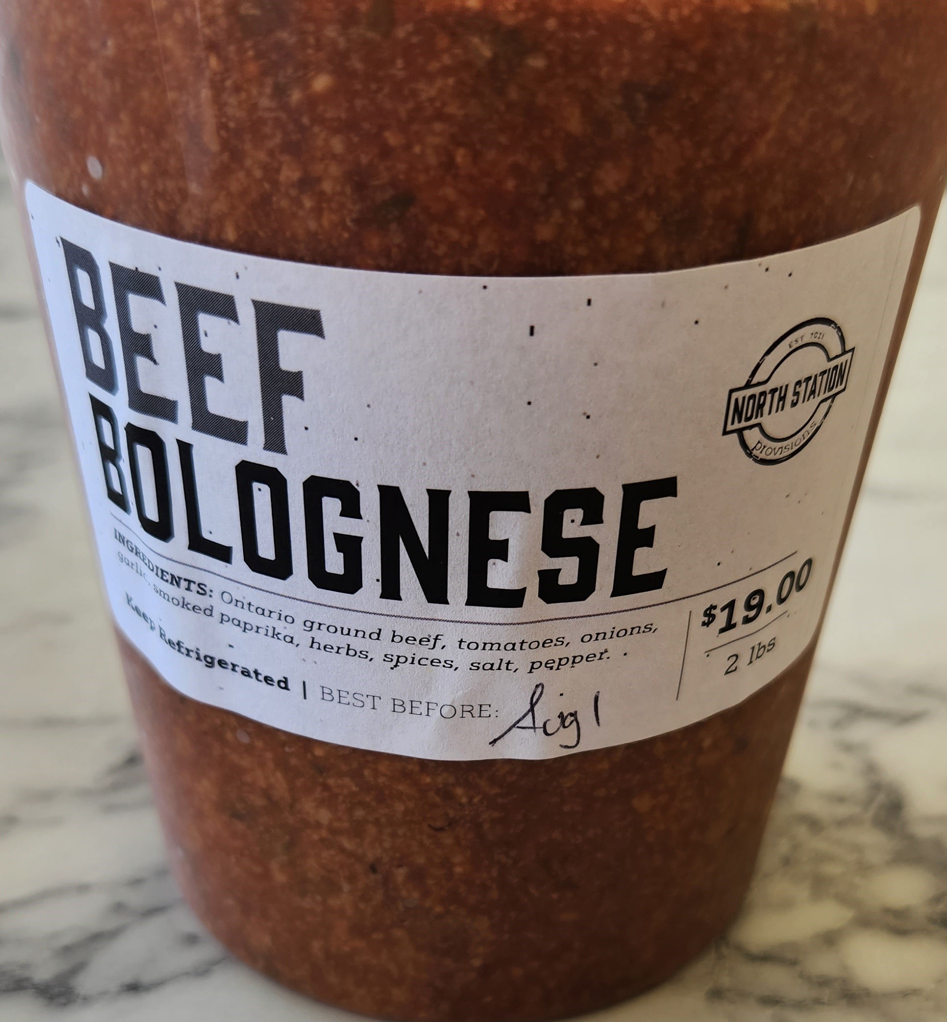 Beef Bolognese (2lbs)-FROZEN