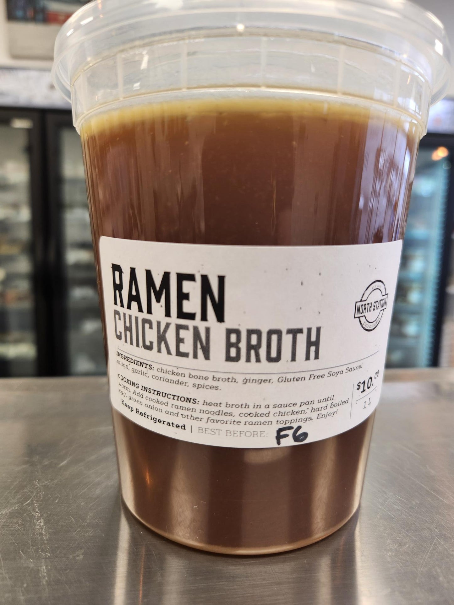 Ramen Chicken Broth (1L)-FROZEN
