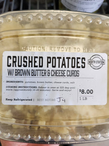 Pre-Order Thanksgiving Crushed Potatoes w/ Brown Butter & Cheese Curds (1lb)