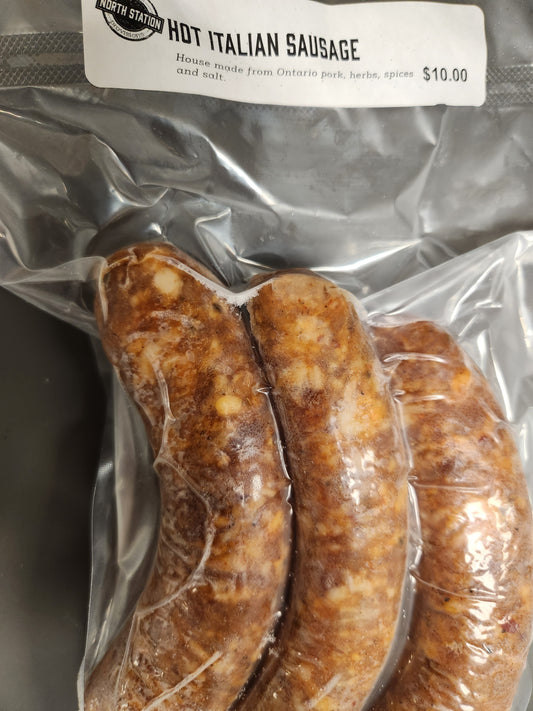 Hot Italian Sausage - 3 pack