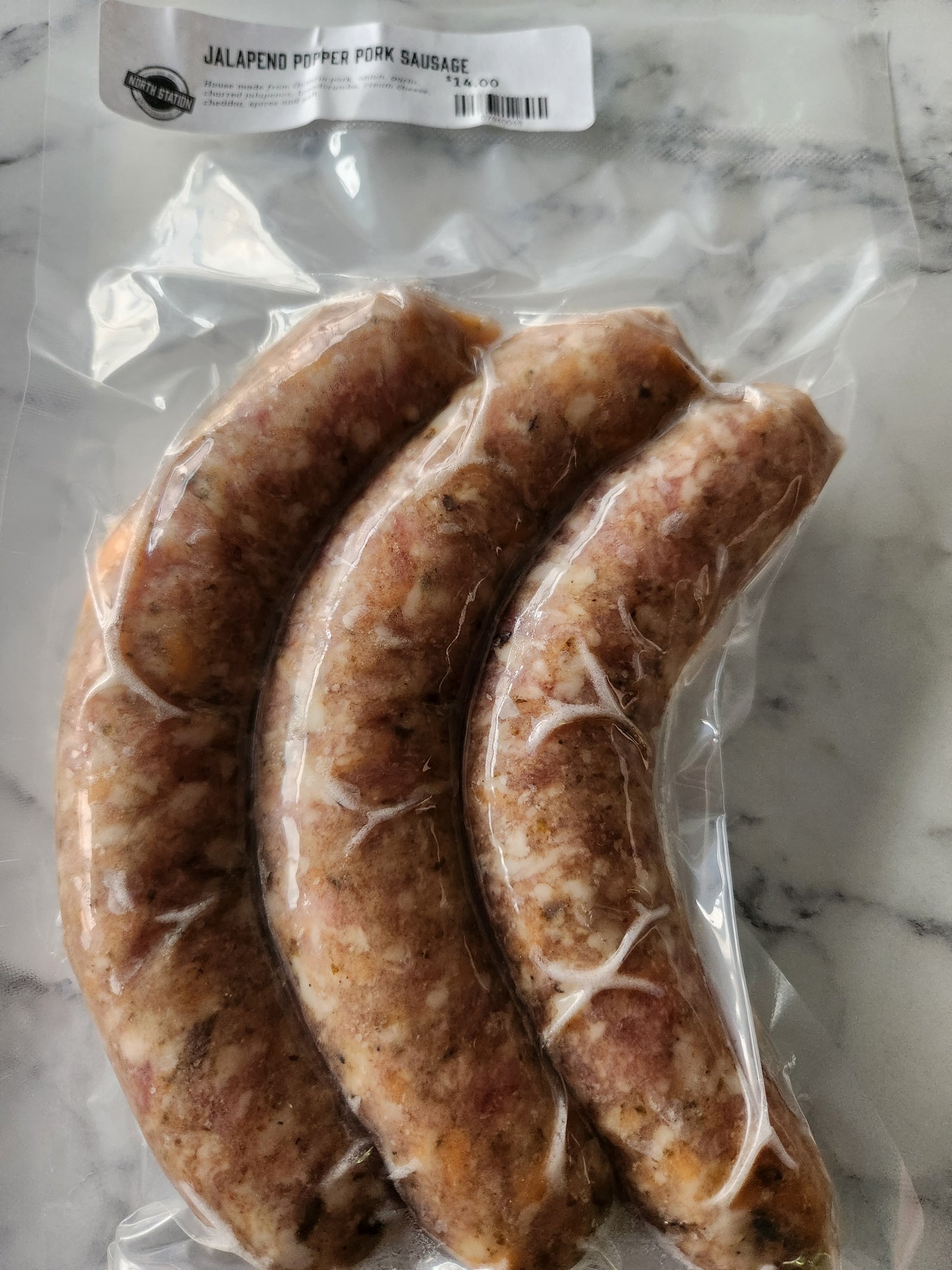 Jalapeno Popper Pork Sausage (3 pack)
