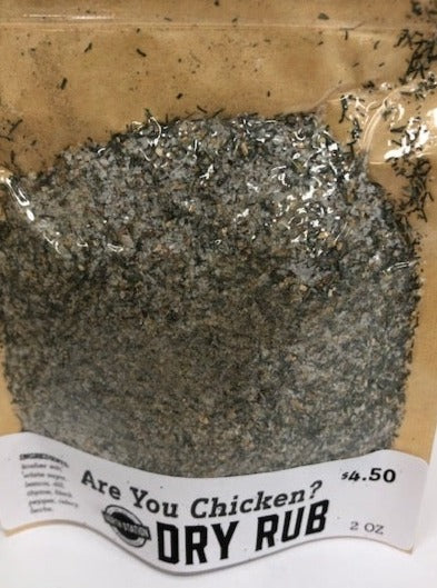 Are You Chicken? Dry Rub (2oz kraft bag)