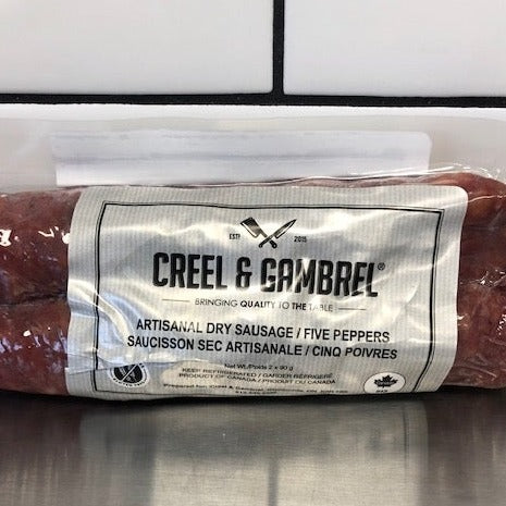 Artisanal Dry Sausage - 5 Peppers (180 g)