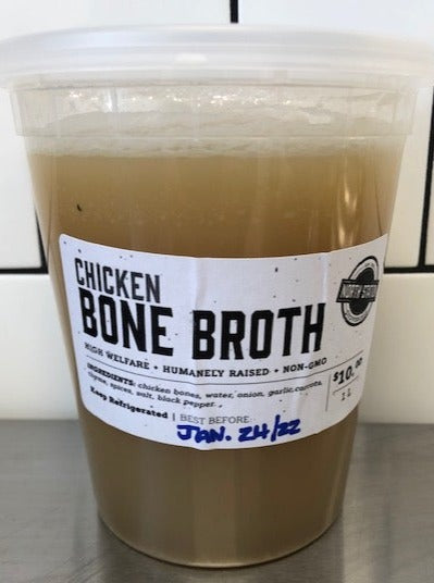 Chicken Bone Broth (1L)-FROZEN