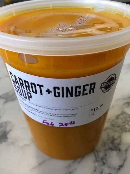 Carrot and Ginger Soup (1 L)