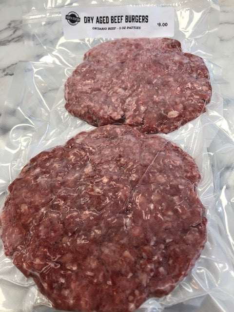Dry Aged Beef Burgers