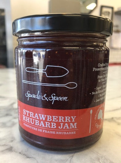 Strawberry Rhubarb Jam - Spade & Spoon