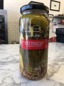 Spicy Gordon's Garlic Dill Pickles - Spade & Spoon
