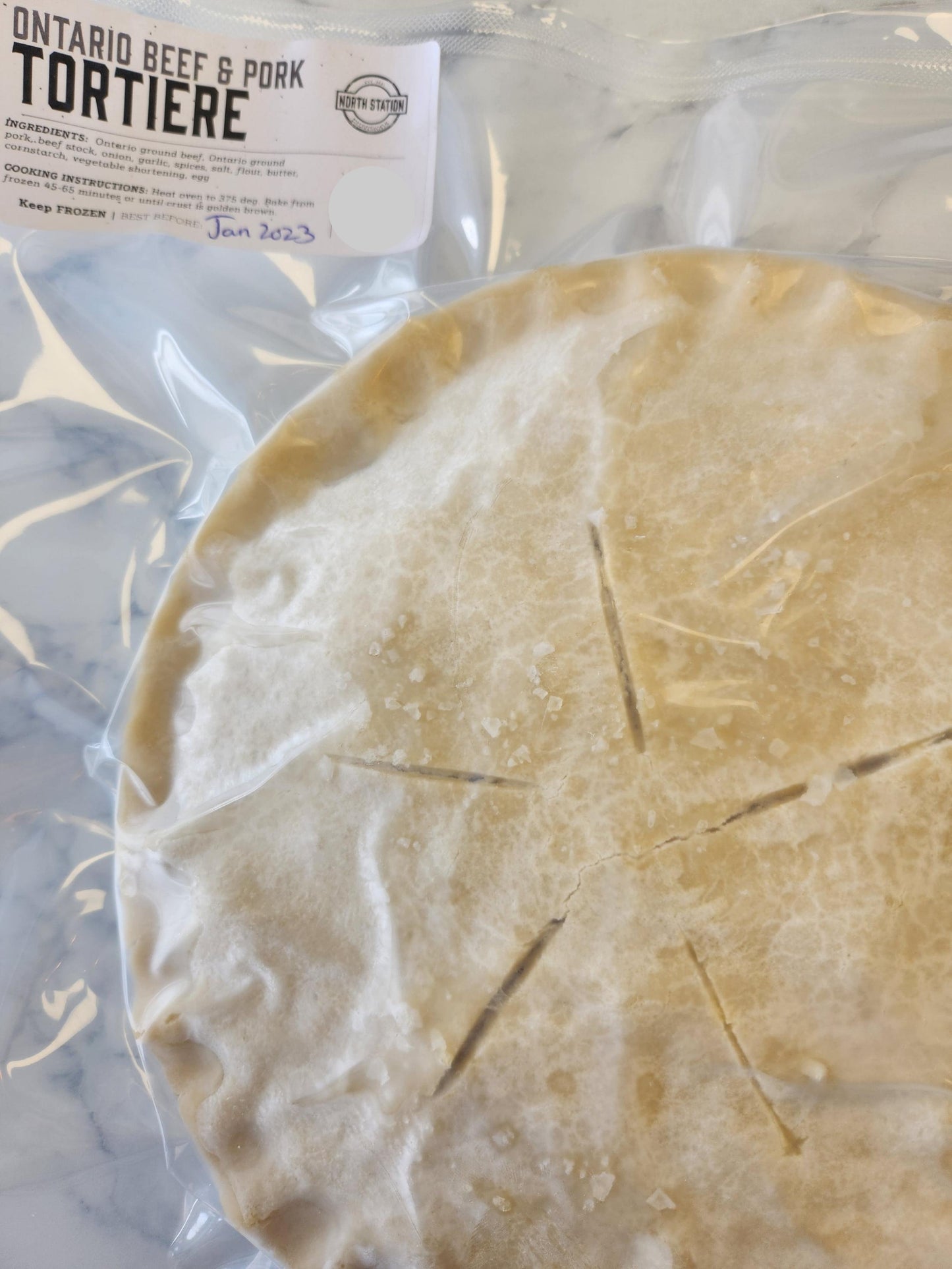 Thanksgiving Pre-Order Ontario Beef & Pork Tortiere - 2lbs