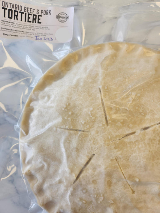 Thanksgiving Pre-Order Ontario Beef & Pork Tortiere - 2lbs