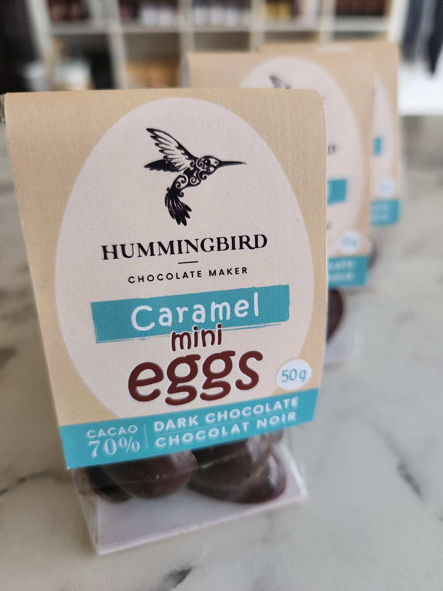 Hummingbird Caramel Mini Eggs (package of 10)