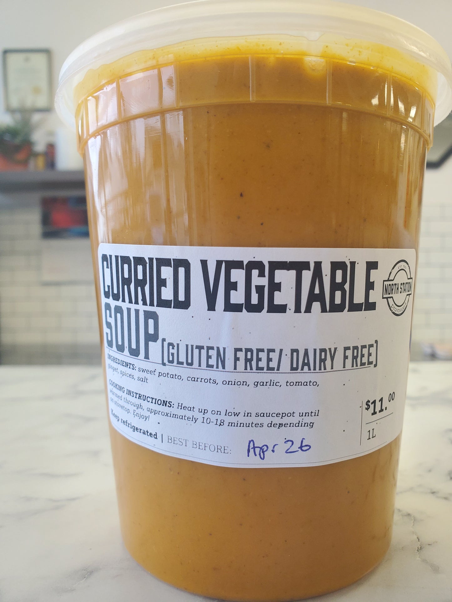 Curried Vegetable Soup (1 L)-FROZEN