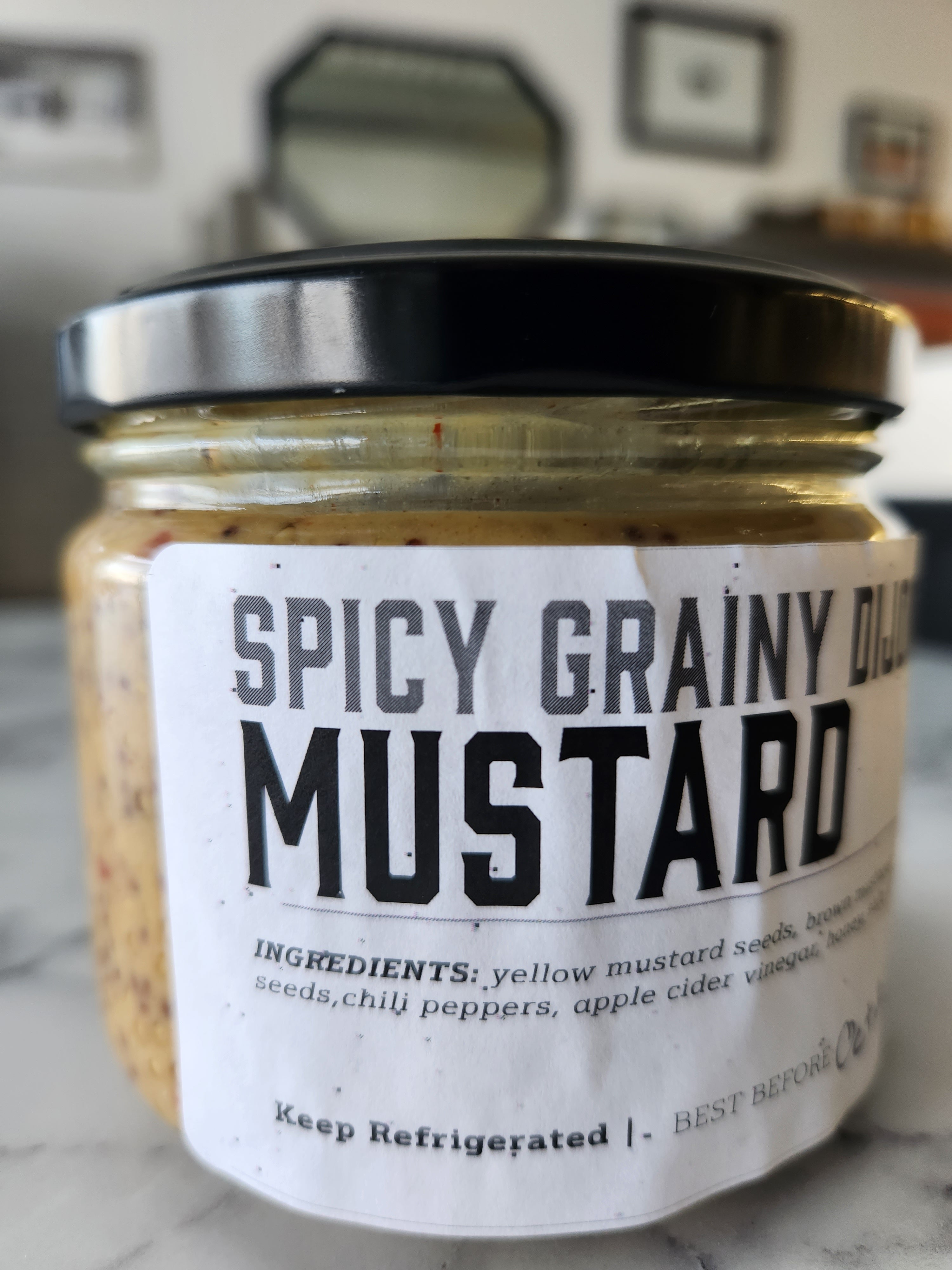 Spicy Grainy Dijon Mustard